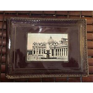 Vintage Photo Album Scrapbook the Vatican St. Peter's Square 20 Pages 11.5"x8.5"